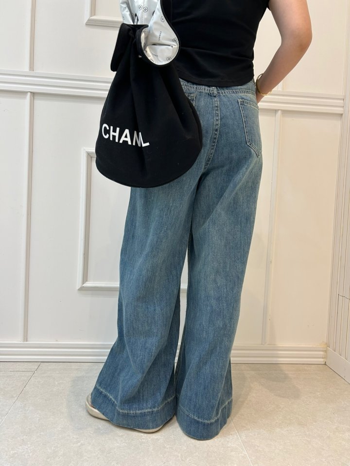 Pearls room - Korean Women Fashion - #thelittlethings - Two-Button Denim Sleeveless - 5