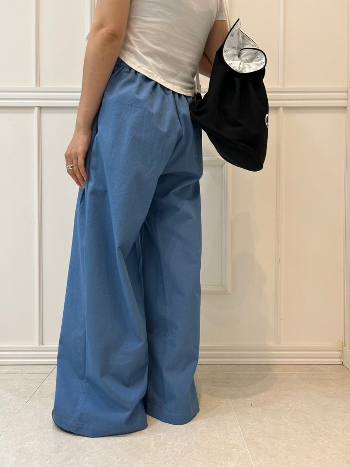 Pearls room - Korean Women Fashion - #vintageinspired - Layered Wide Pants - 5