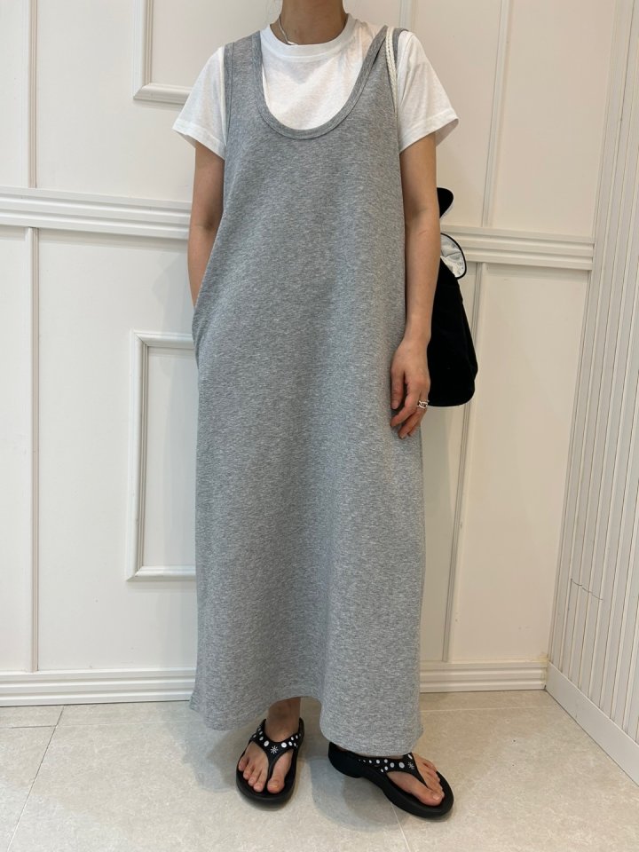 Pearls room - Korean Women Fashion - #womensfashion - Layered One-piece Set - 3