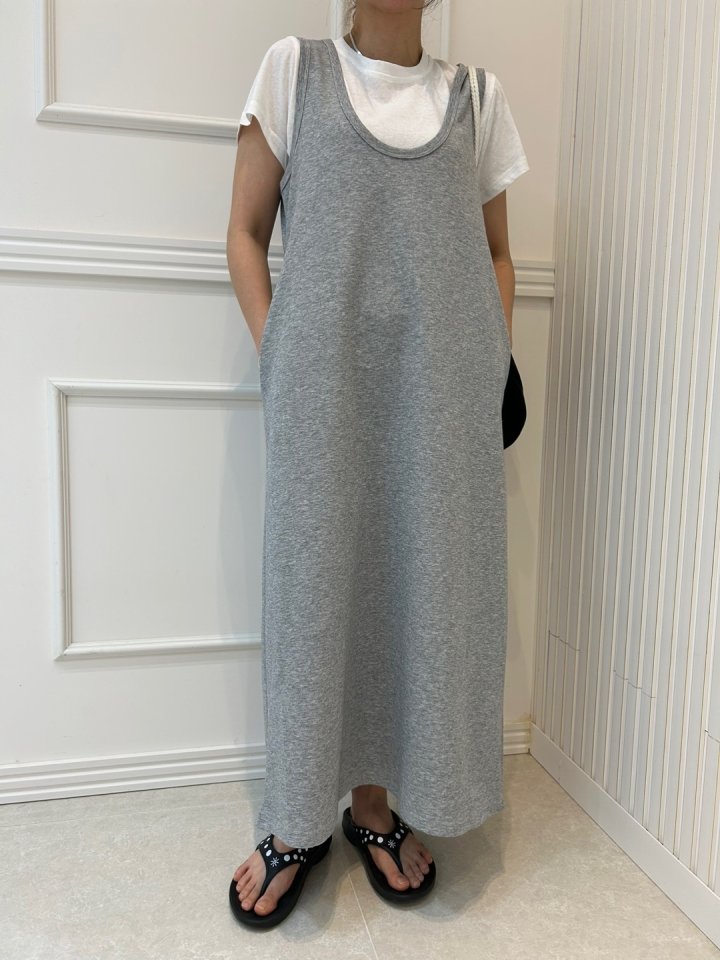 Pearls room - Korean Women Fashion - #womensfashion - Layered One-piece Set - 5