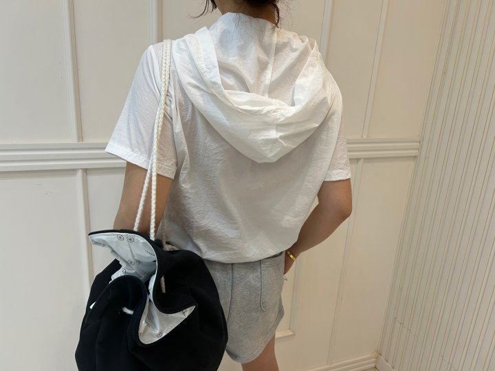 Pearls room - Korean Women Fashion - #womensfashion - String Hoodie - 7