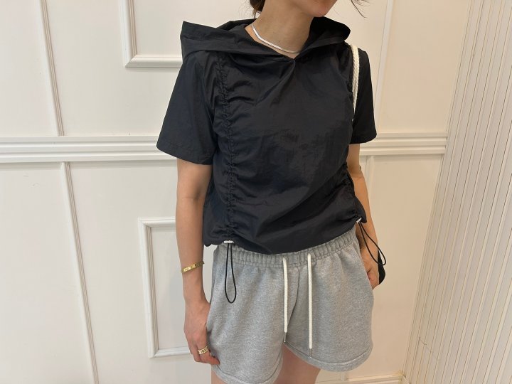 Pearls room - Korean Women Fashion - #womensfashion - String Hoodie - 9