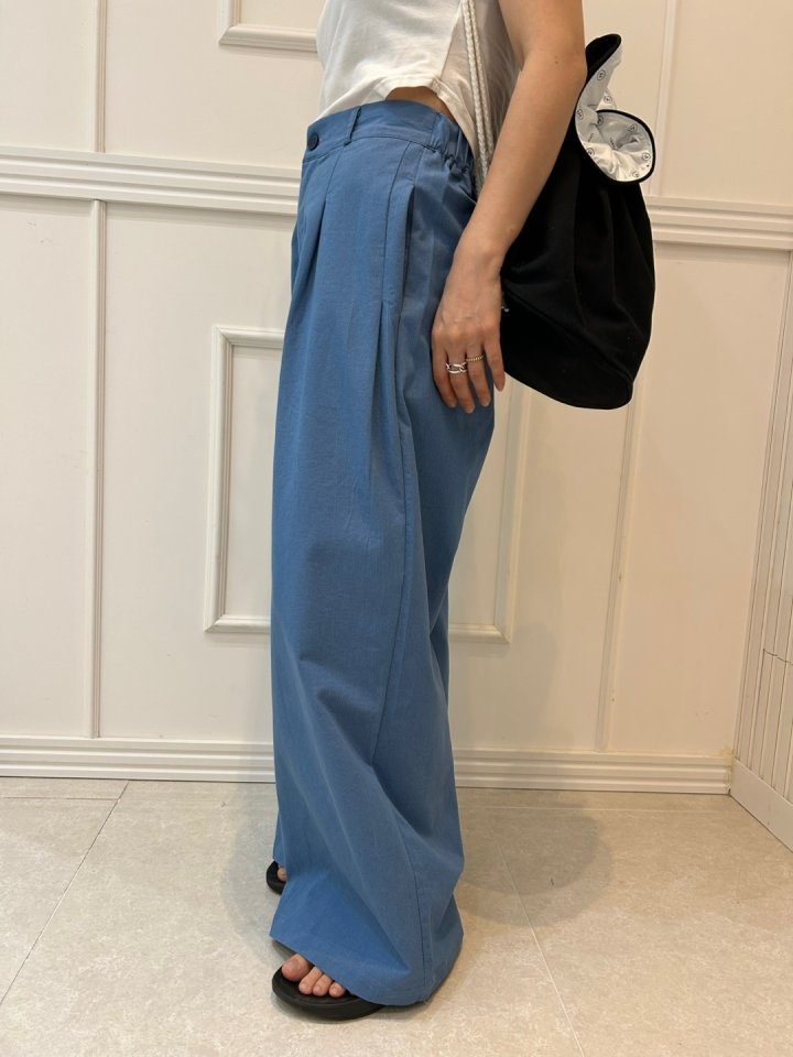 Pearls room - Korean Women Fashion - #momslook - Layered Wide Pants - 4