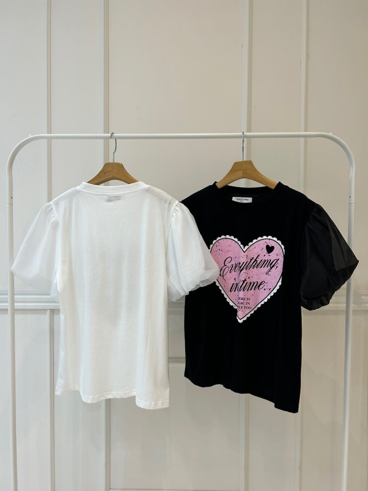 Pearls room - Korean Women Fashion - #womensfashion - Time Tee - 12