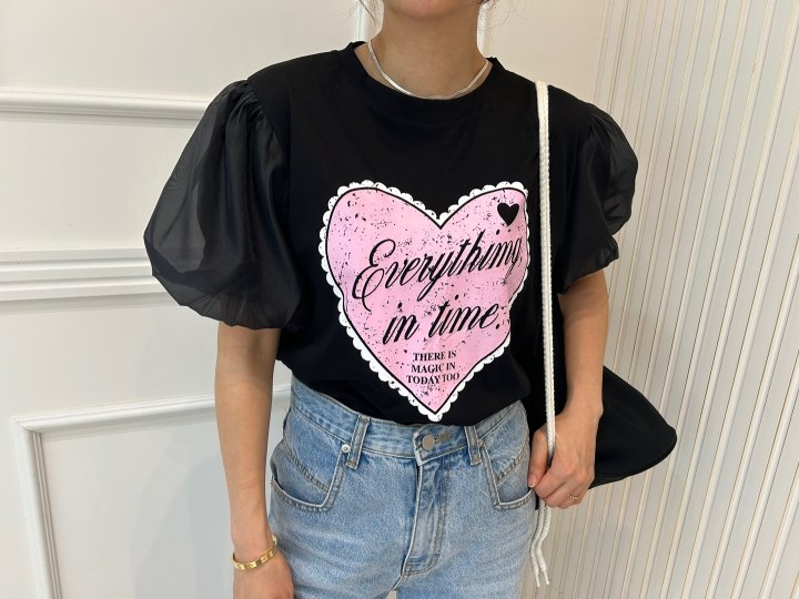 Pearls room - Korean Women Fashion - #womensfashion - Time Tee - 2