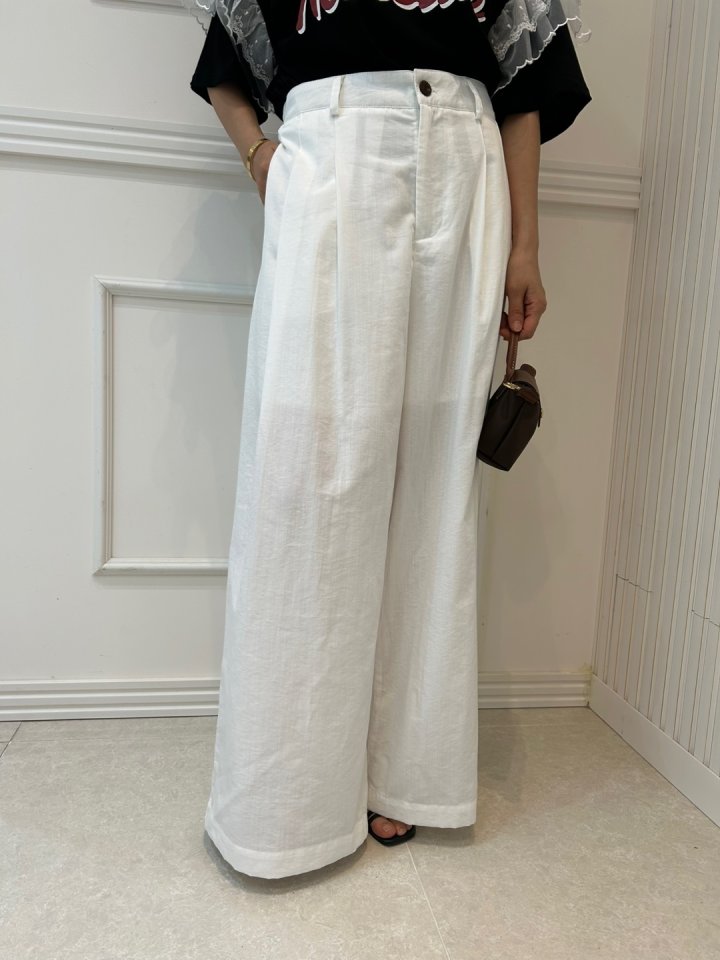 Pearls room - Korean Women Fashion - #womensfashion - Linen Pintuck Sleeveless - 6