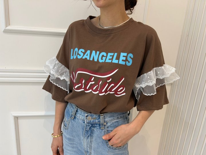 Pearls room - Korean Women Fashion - #womensfashion - Los Angeles Tee