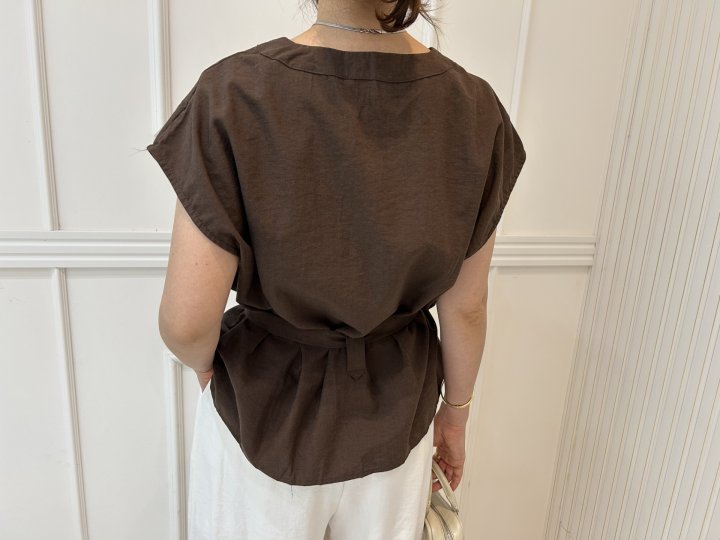 Pearls room - Korean Women Fashion - #womensfashion - Scarf Blouse - 5