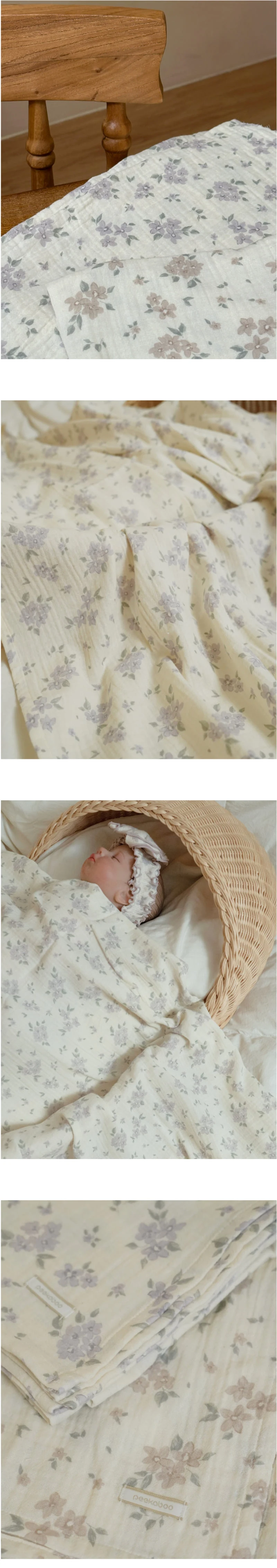 Peekaboo - Korean Baby Fashion - #babyboutique - Blooming Blanket - 3