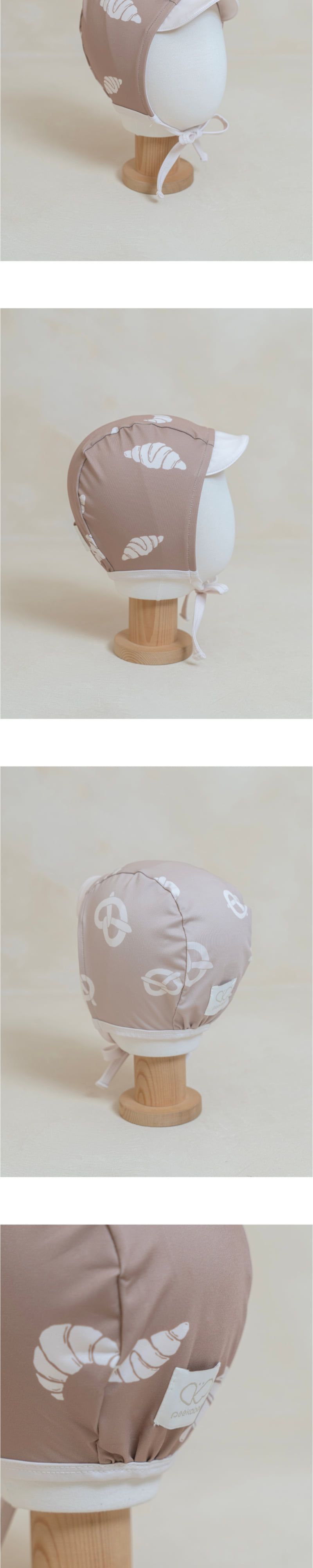 Peekaboo - Korean Baby Fashion - #babyoutfit - Bread Swim Hat - 3
