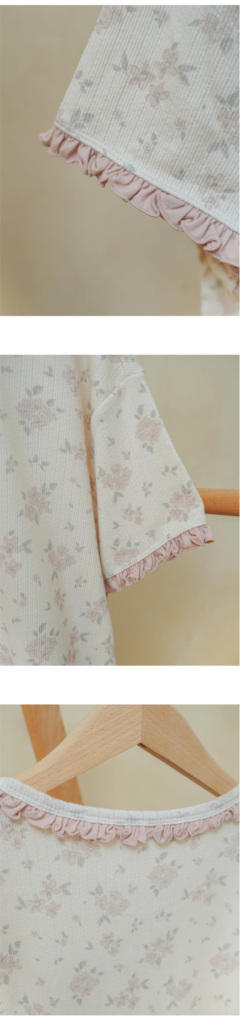 Peekaboo - Korean Women Fashion - #vintagekidsstyle - Blooming Mom Set - 4