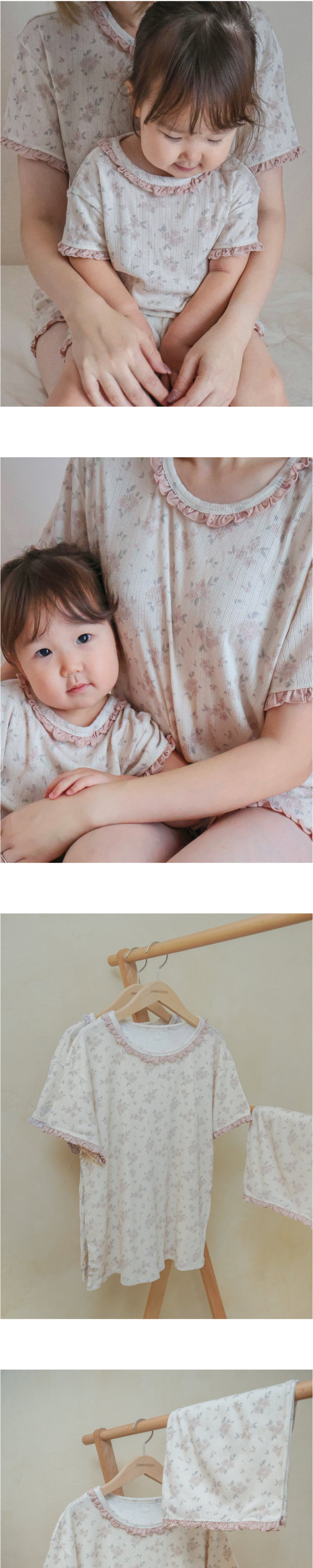 Peekaboo - Korean Women Fashion - #vintageinspired - Blooming Mom Set - 2