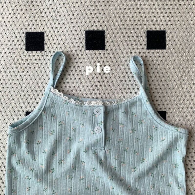 Pie - Korean Baby Fashion - #babyoutfit - Jacquard Lace Sleeveless - 2
