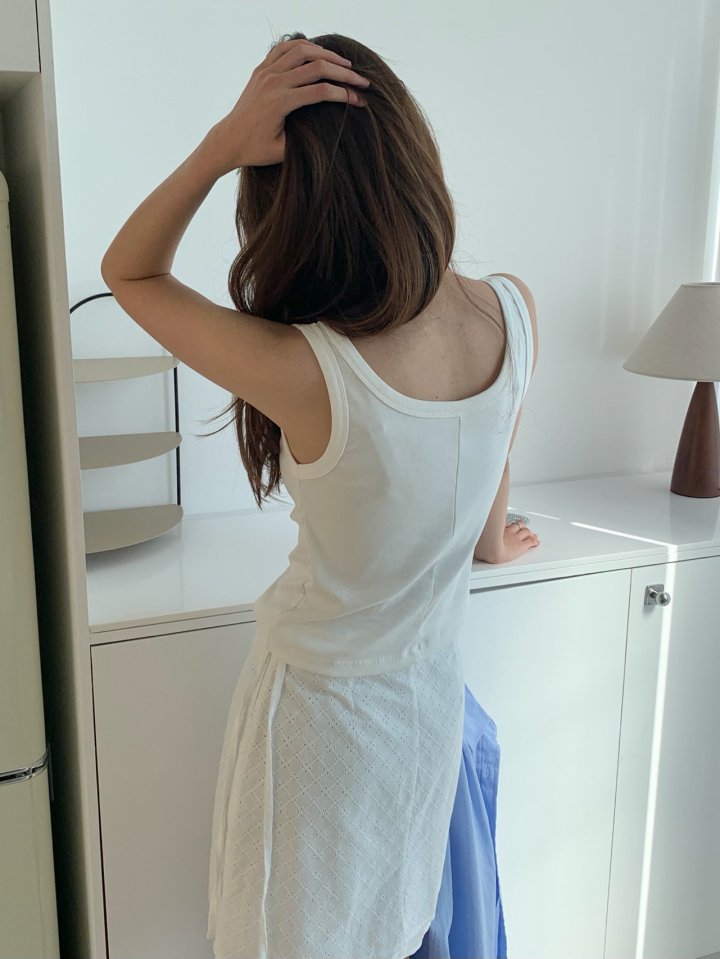 Pomelo - Korean Women Fashion - #momslook - Rudy Cutout Sleeveless - 8
