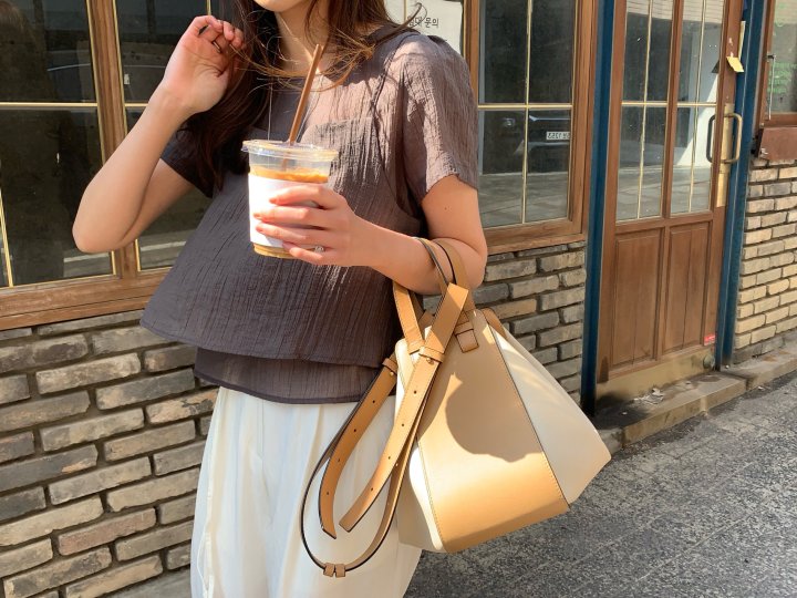 Pomelo - Korean Women Fashion - #momslook - Sheer Layered Blouse Set (with Bustier) - 6