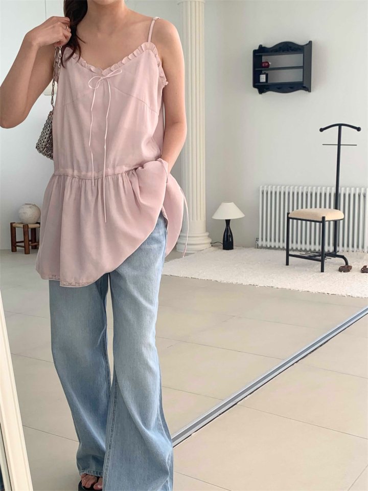 Pomelo - Korean Women Fashion - #momslook - Wenzy Frill One-piece - 3