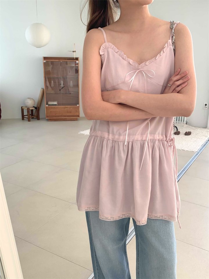 Pomelo - Korean Women Fashion - #momslook - Wenzy Frill One-piece - 5