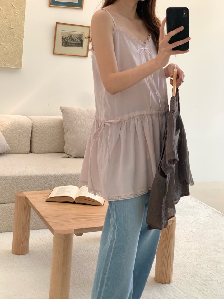 Pomelo - Korean Women Fashion - #momslook - Wenzy Frill One-piece - 6