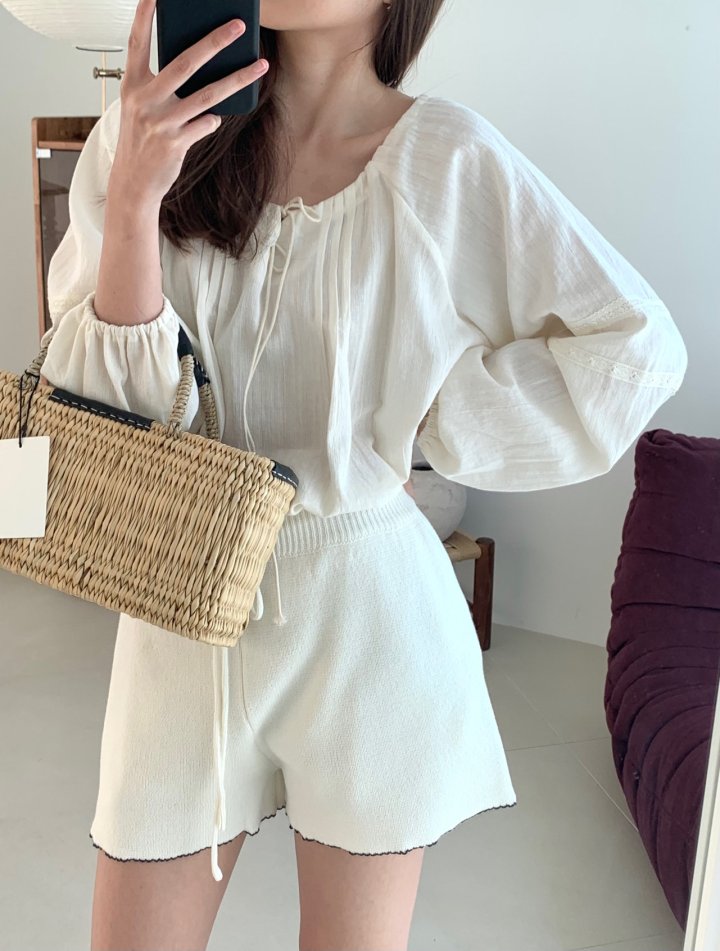 Pomelo - Korean Women Fashion - #momslook - Annie Knit Pants - 3