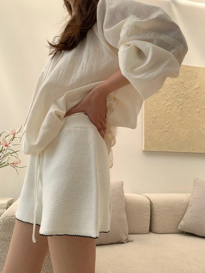 Pomelo - Korean Women Fashion - #momslook - Annie Knit Pants - 4