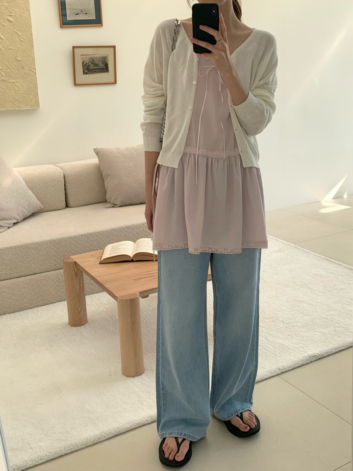Pomelo - Korean Women Fashion - #momslook - Tencel Cotton Summer Denim - 2