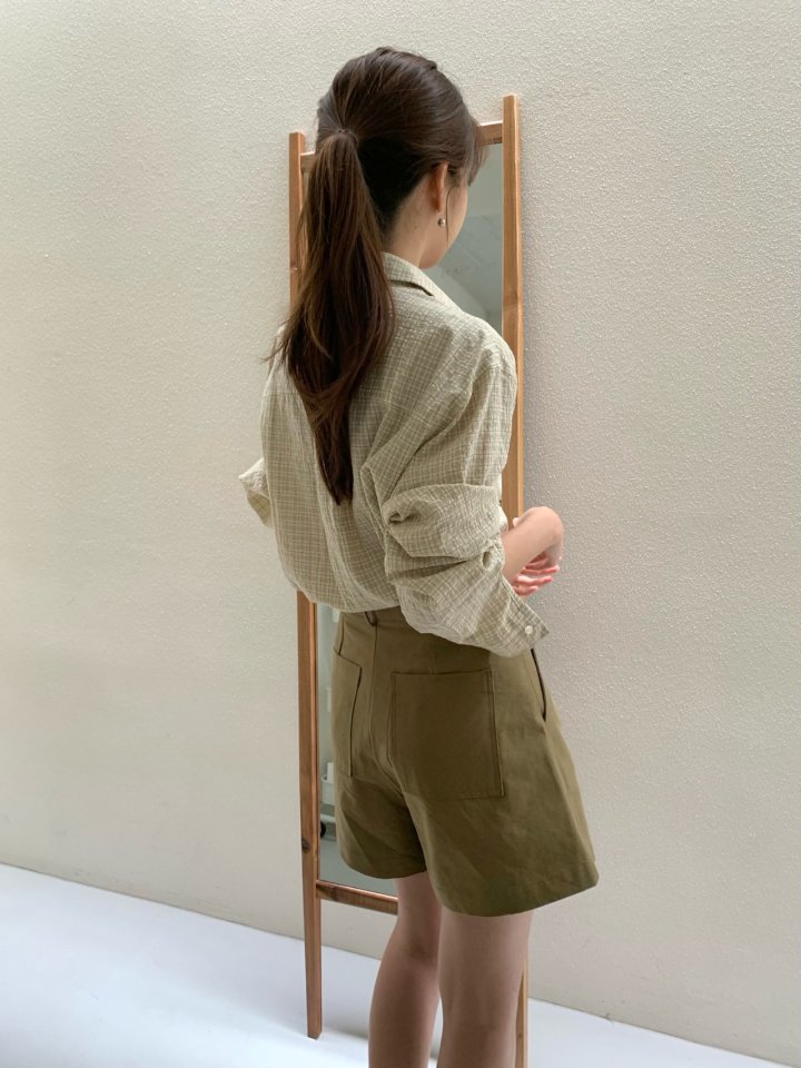Pomelo - Korean Women Fashion - #momslook - Cotton Pocket Shorts - 7