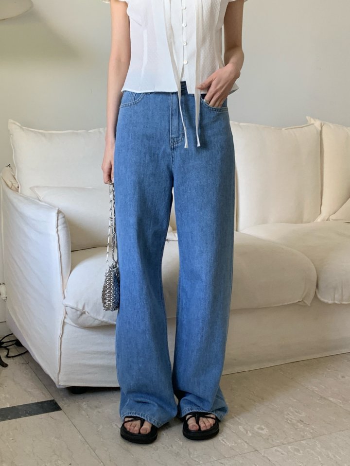 Pomelo - Korean Women Fashion - #momslook - Core Denim Pants - 7