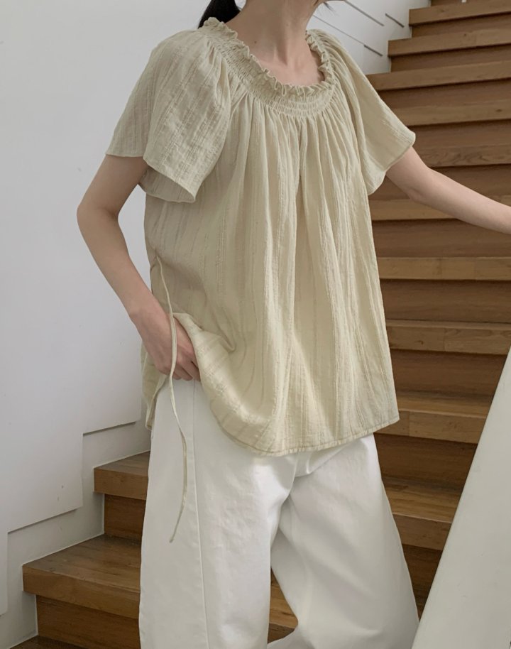 Pomelo - Korean Women Fashion - #momslook - Martini Off-Shoulder Blouse - 5
