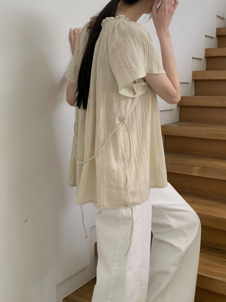 Pomelo - Korean Women Fashion - #momslook - New Diagonal Denim Pants - 6