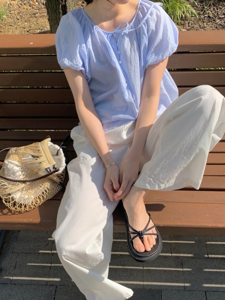 Pomelo - Korean Women Fashion - #momslook - Barnet Blouse - 5