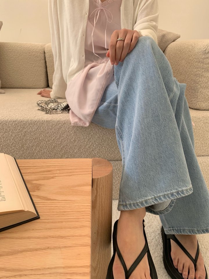 Pomelo - Korean Women Fashion - #restrostyle - Tencel Cotton Summer Denim - 7