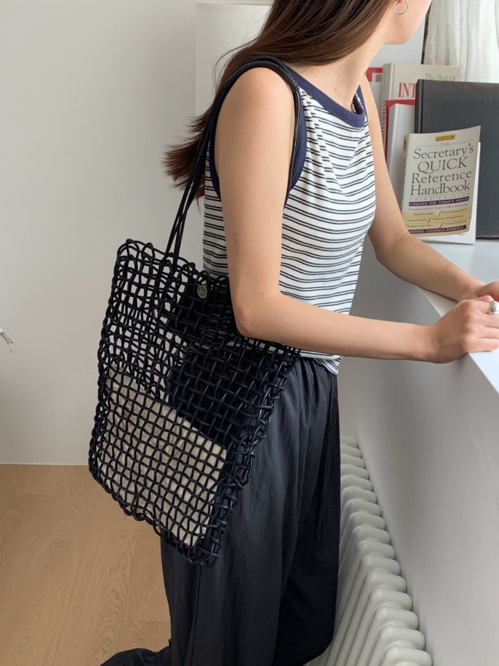 Pomelo - Korean Women Fashion - #romanticstyle - Pony Sleeveless (Logo Embroidered) - 6