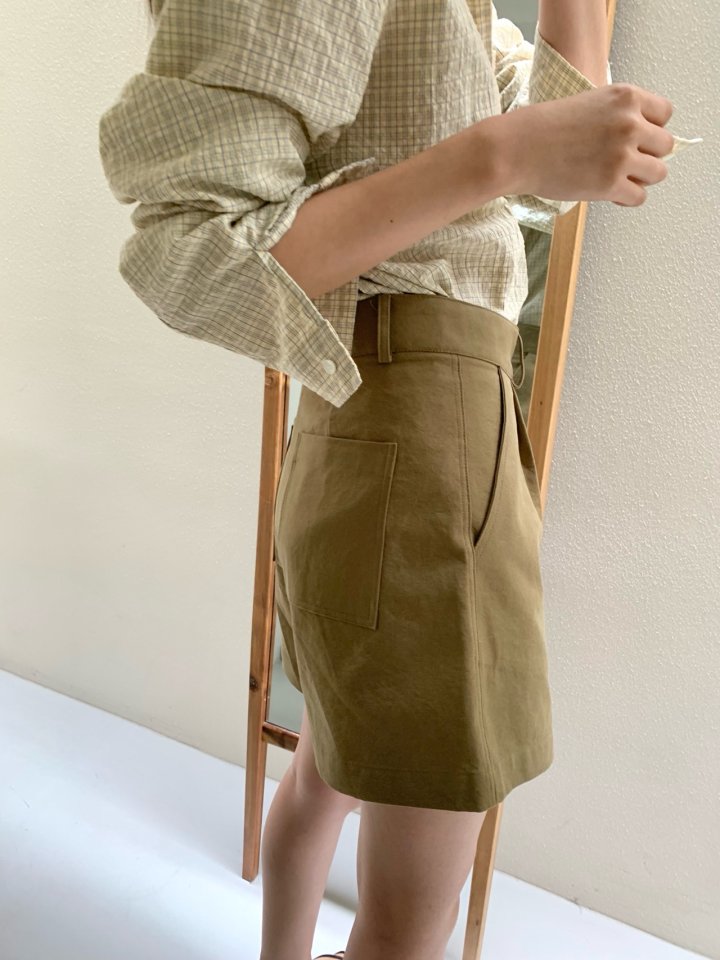 Pomelo - Korean Women Fashion - #romanticstyle - Cotton Pocket Shorts - 3