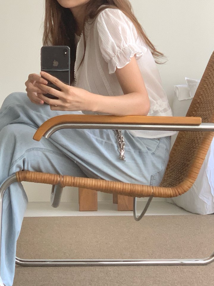 Pomelo - Korean Women Fashion - #thatsdarling - Wide Loose Fit Denim Pants - 7