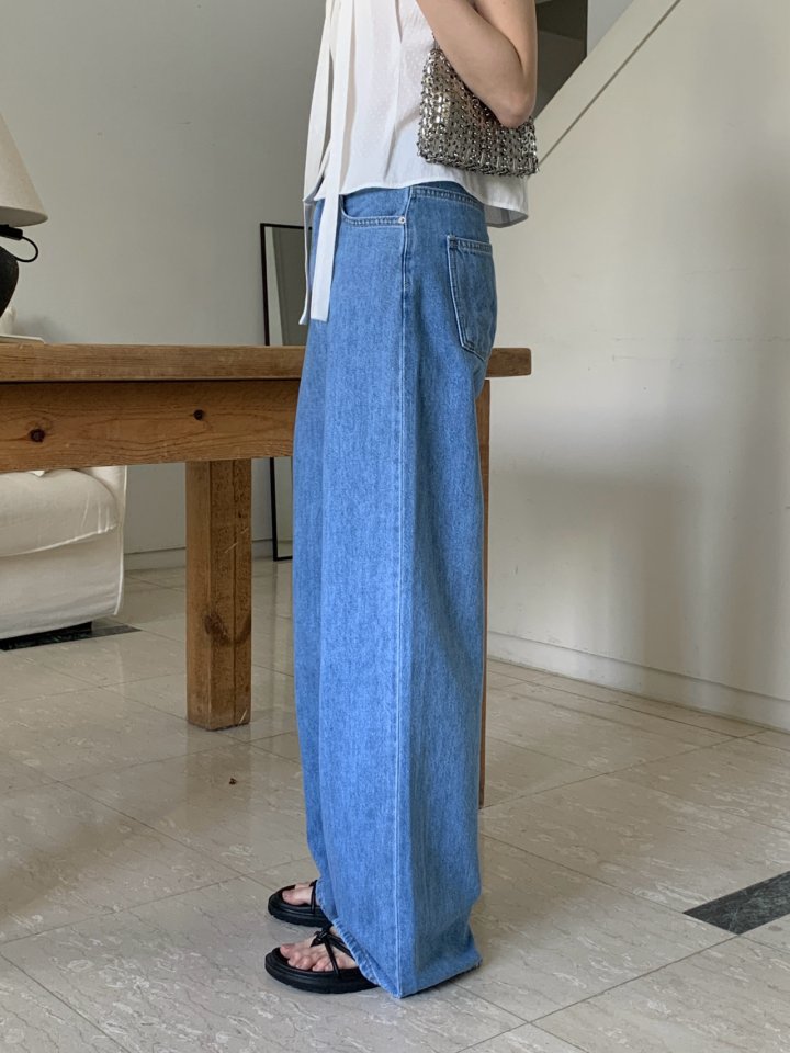Pomelo - Korean Women Fashion - #thelittlethings - Core Denim Pants - 2