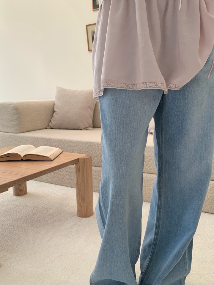 Pomelo - Korean Women Fashion - #womensfashion - Tencel Cotton Summer Denim - 4