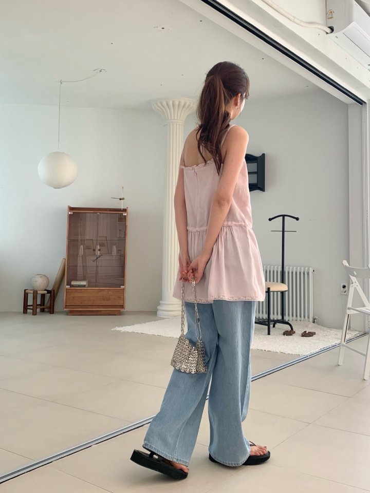 Pomelo - Korean Women Fashion - #vintagekidsstyle - Tencel Cotton Summer Denim - 5
