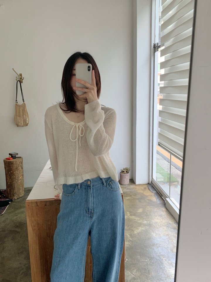 Pomelo - Korean Women Fashion - #womensfashion - Lily Frill Knit (Alpaca Blend) - 5