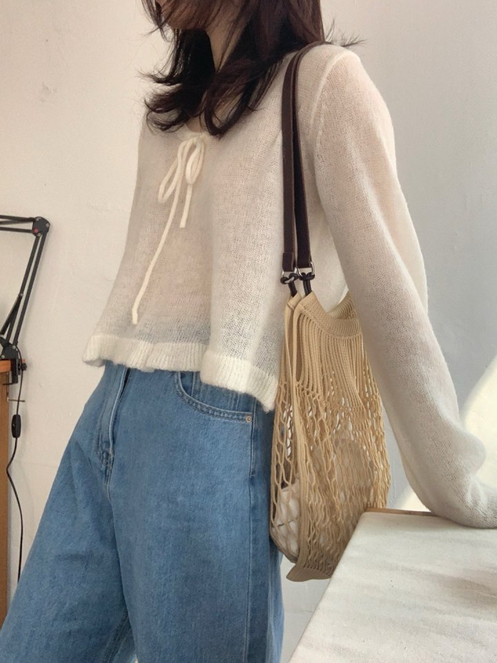 Pomelo - Korean Women Fashion - #womensfashion - Lily Frill Knit (Alpaca Blend) - 7