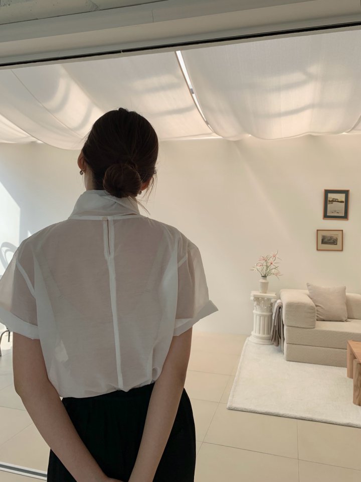 Pomelo - Korean Women Fashion - #womensfashion - Roetie Tie Blouse - 6