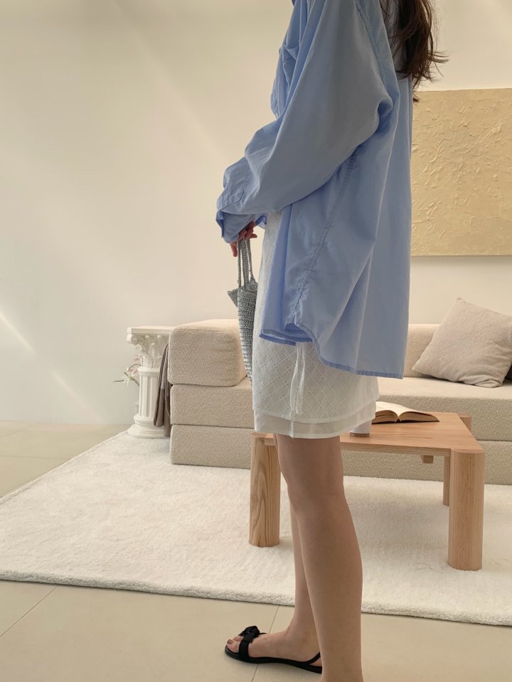 Pomelo - Korean Women Fashion - #womensfashion - Summer Washed Shirt - 5