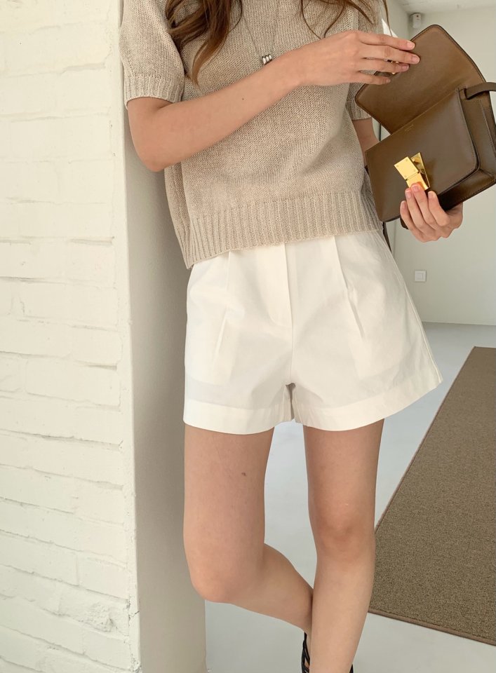 Pomelo - Korean Women Fashion - #womensfashion - Cotton Pocket Shorts - 12