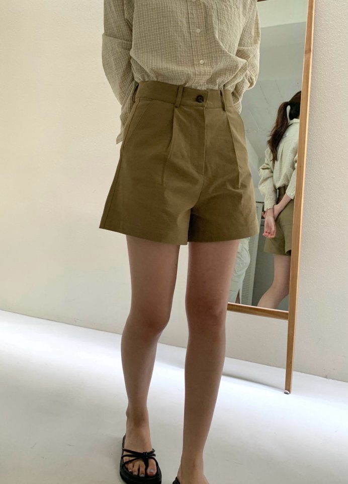 Pomelo - Korean Women Fashion - #womensfashion - Cotton Pocket Shorts - 8