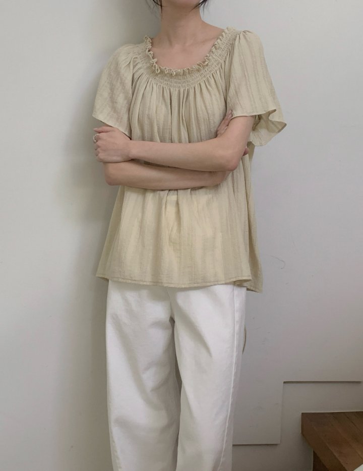 Pomelo - Korean Women Fashion - #momslook - Martini Off-Shoulder Blouse - 4