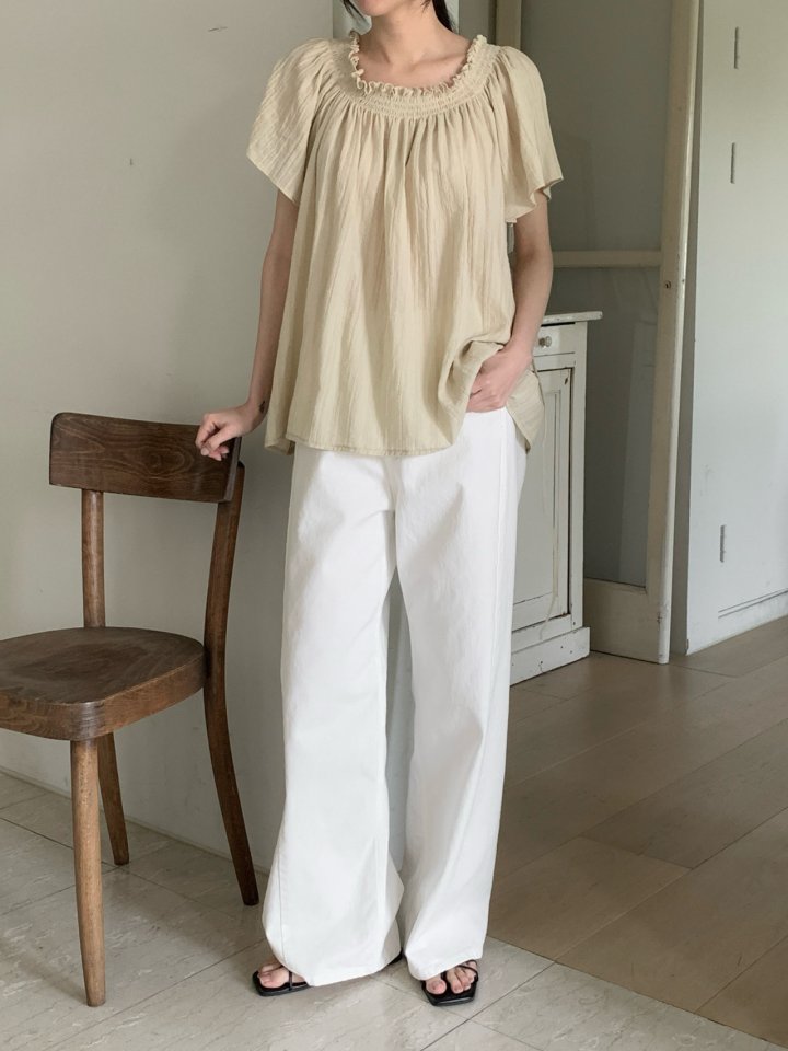Pomelo - Korean Women Fashion - #womensfashion - New Diagonal Denim Pants - 3