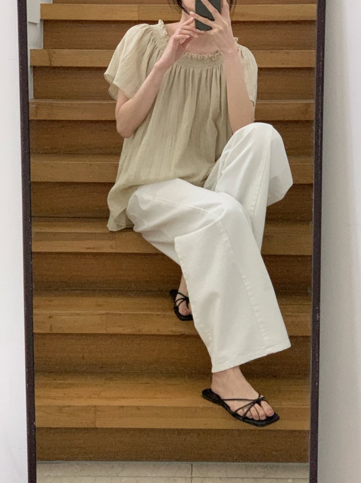 Pomelo - Korean Women Fashion - #womensfashion - New Diagonal Denim Pants - 7