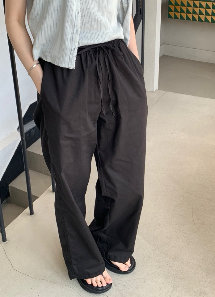 Pomelo - Korean Women Fashion - #womensfashion - Soft Washed Pants