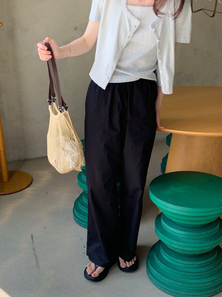 Pomelo - Korean Women Fashion - #womensfashion - Soft Washed Pants - 5