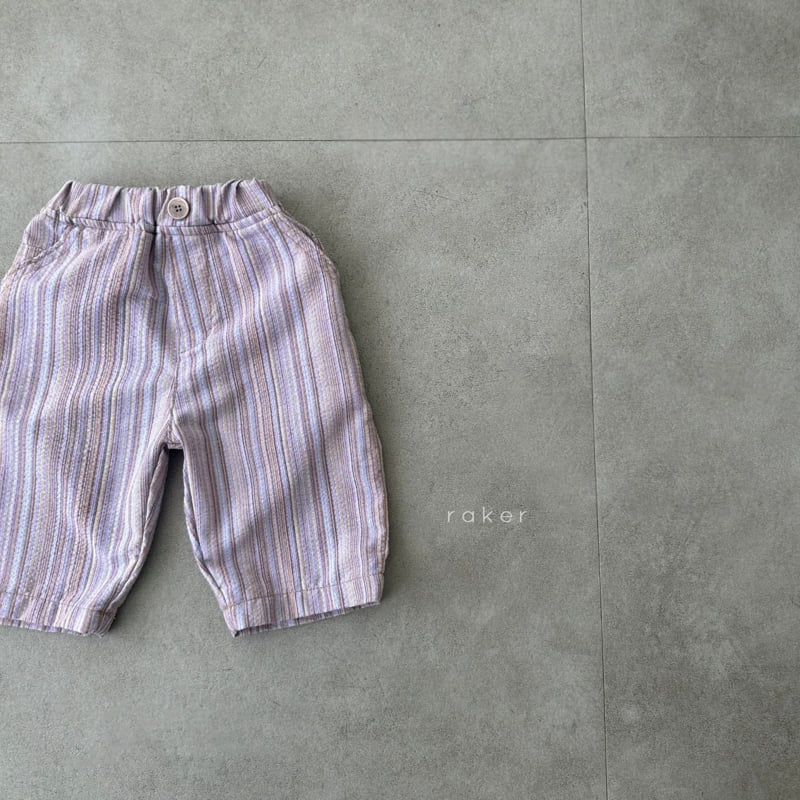 Raker - Korean Children Fashion - #Kfashion4kids - Seersucker Pants Multi - 2