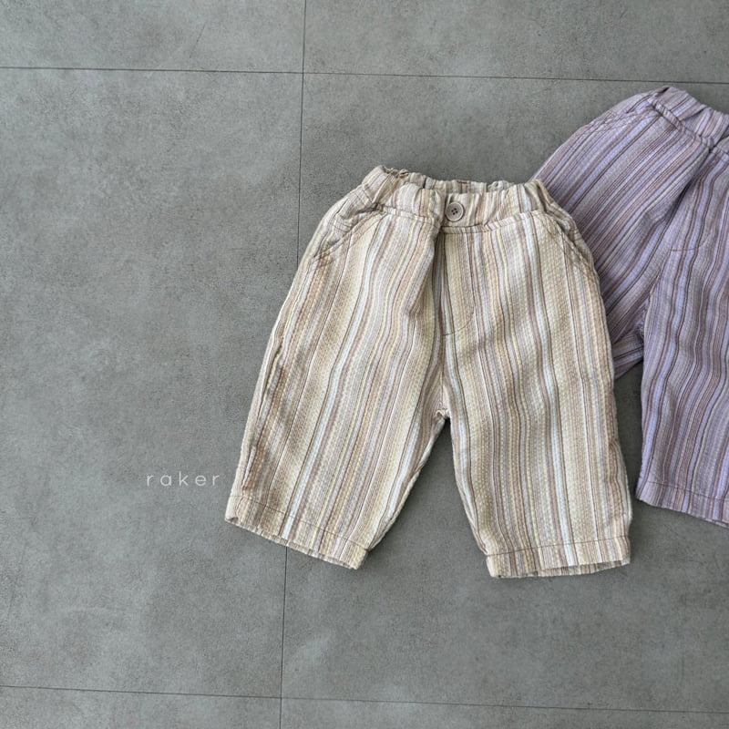 Raker - Korean Children Fashion - #littlefashionista - Seersucker Pants Multi - 3